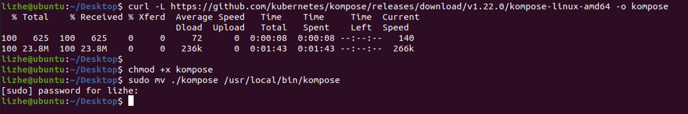 Kubernetes Kompose